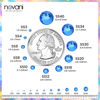 Picture of Flatback Rhinestones Non Hotfix Rhinestones for Crafts Glass Nail Rhinestones Nail Gems Crystals Rhinestones for Makeup Bags Shoes Decoration DIY(SS12,1440pcs,Capri Blue)