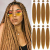 Picture of Alrence Pre Stretched Braiding Hair Long Braid 30 Inch 8 Packs Professional Braiding Hair Extensions Synthetic Crochet Twist Braids (30 Inch, 27#)