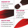 Picture of Alrence Pre Stretched Braiding Hair Long Braid 30 Inch 8 Packs Professional Braiding Hair Extensions Synthetic Crochet Twist Braids (30 Inch, 1B/Red)