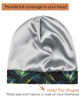 Picture of Sleeping Cap,Satin Silk Liner Long Hair Women Braids Soft Blue Camo