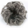 Picture of Messy Bun Hair Piece Thick Updo Scrunchies Synthetic Hair Extensions Ponytail Hair Wig Hairpiece Dimgray Gray