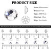 Picture of Rhinestones 16 Cut Non Hotfix Flatback Rhinestones for Crafts Glass Nail Rhinestones Nail Gems Crystals Rhinestones for Makeup Bags Shoes Decoration DIY(SS30,288pcs,Clear)