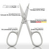 Picture of Solingen Nail Scissors Curved Blade - Precision Stainless Steel for Fingernails & Toenails, Manicure & Pedicure, Extra Sharp with Stylish Storage Case