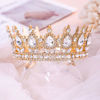 Picture of Feltent Gold Queen Crown for Women Crystal Tiara for Girl Rhinestone Wedding Headband for Bride Hair Accessories for Costume Birthday Party Prom Gifts