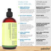 Picture of PURA D'OR 16 Oz ORGANIC Aloe Vera Gel - Lemongrass - All Natural - ZERO Artificial Preservatives - Deeply Hydrating & Moisturizing - Sunburn, Bug Bites, Rashes, Small Cuts, Eczema Relief - Skin & Hair