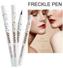 Picture of AKARY Freckle Pen Professional Lifelike Face Concealer Point Out Natural Waterproof Longlasting Soft Artificial Freckles Fine Makeup Freckle Pen Life Face Decoration (#02 Natural coffee)