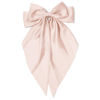 Picture of Large Hair Bows for Women Champagne Pink Silky Satin Hair Bow Hair Clips Long Tail Oversize Hair Ribbon Coquette Bows Hair Accessories for Girls