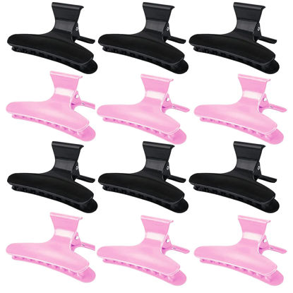 Picture of Ondder Hair Clips - Butterfly Hair Clamps, Claw Clips for Styling, Cutting, Coloring, Pro Salon Accessories for Women and Girls