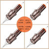 Picture of A-minusone 20 Pcs 12RL Mixed Size Assorted Tattoo Cartridge Needles #12 Standard Round Liner - 5 Pcs each of 3RL, 5RL, 7RL, 9RL Pro Disposable Membrane Tattoo Needles