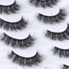 Picture of Mebver False Eyelashes Cat Eye Lashes Faux Mink Lashes Natural Look Fluffy Wispy Lashes That Look Like Extensions Pestañas Postizas D Curl Lash Strips Short Fox Eye Lashes 7 Pairs Pack