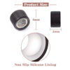 Picture of Vlasy 600Pcs 4mm Silicone Lined Micro Ring Beads for Hair Extensions 5Colors Apply (600Pcs Dark Brown)