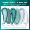 Picture of Modelones Gel Nail Polish, 6 Colors Hema Free Cat Eye Holographic 9D Cat Eye Glitter Gel Polish Set White Green Nail Gel Polish Kit with Magnet Soak Off LED Winter Nail Art Gel DIY Salon