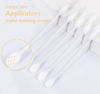 Picture of Paper Stick Thick Cotton Swabs with Precision and Flattened Tip 375pcs, Pointed&Flattened Tip Cosmetic Applicators XL Size