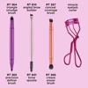 Picture of Real Techniques Double Time Brush + Lash 4 Piece Set, Dual-Ended Eye Makeup Brushes For Eyeshadow & Brows, Travel-Friendly Brush Caps For Storage, Eyelash Curler Included, Cruelty-Free