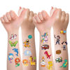 Picture of Habett Tattoos for Kids, 300+ Mixed Styles Temporary Tattoos Stickers Set for Girls and Boys, Space Dinosaur Animals Butterfly Tattoos for Kids Birthday Party Supplies