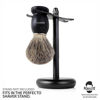 Picture of Perfecto Synthetic Bristles Shaving Brush For Men, Engineered for The Best Shave of Your Life. Shaving Brush - Shave Brush for Wet Shave for Safety Razor - Barbers Accessories, Gift For Him