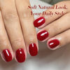Picture of Born Pretty Christmas Dark Red Gel Nail Polish Fall Winter Burgundy Wine Red Valentine's Day Red Gel Nail Polish Nail Art Design Manicure Salon DIY Home 15ml