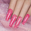 Picture of Diamond Gel Nail Polish, Neon Hot Pink Nail Polish, Reflective Shiny Gel Polish, Spring Summer Gel Polish Colors for DIY Nail Art Design UV LED Lamp Required RAR90