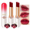Picture of evpct 2Pcs Black Red Cherry Color Changing Magic Lipstick Tinted Lip Balm Gloss Stain Set PH Lazy Lipstick Waterproof Color Change Changing Jelly Lipstick labiales magicos mate 24 horas originales