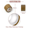 Picture of Vlasy 600Pcs 5mm Silicone Lined Micro Ring Beads for Hair Extensions 5Colors Apply (600Pcs Light Brown)