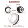 Picture of Vlasy 600Pcs Nano Rings Silicone Beads for Nano Ring Human Hair Extensions 5 Color Optional (Dark Brown)