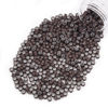 Picture of Vlasy 600Pcs 5mm Silicone Lined Micro Ring Beads for Hair Extensions 5Colors Apply (600Pcs Brown)