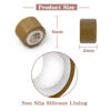 Picture of Vlasy 200Pcs 4mm Silicone Lined Micro Ring Beads for Hair Extensions 5Colors Apply (200Pcs Light Brown)