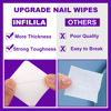 Picture of NXJ INFILILA Lint Free Nail Wipes Nail Polish Remover 1000PCS Super Absorbent Soft Nail Pliosh Remover Pads Wipes Lint Free Wipes Nail Wipes