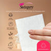 Picture of Swisspers Premium Ultra Soft Cleansing Pads - 50 Count (Pack of 3) - Large Rectangular Pads for Gentle and Versatile Skincare - 100% Lint-Free Cotton