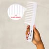 Picture of HYOUJIN Wide Tooth Comb Detangling Hair Brush Paddle Hair Comb Care Handgrip Comb-Best Styling Comb for Long Wet or Curly Reduce Hair Loss and Dandruff & Headache-Minimal breakages