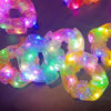 Picture of 4Pcs Multi-Mode Light Up Scrunchies - Glow Hair Accessories for Women, Girls, Rave, Neon Party, Halloween & Christmas