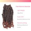Picture of The BOHOBABE Pre-twisted Passion Twist Crochet Hair 10 Inch Short Pre-looped Crochet Passion Twist Braiding Hair 2 Packs (T350)