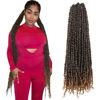 Picture of The BOHOBABE 36 Inch Pre-twisted Passion Twist Hair 8 Packs Super Long Pre-looped Crochet Passion Twist Braiding Hair Soft Bohemian Twists (T27)