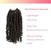 Picture of The BOHOBABE Pre-twisted Passion Twist Crochet Hair 6 Inch Short Pre-looped Crochet Passion Twist Braiding Hair 8 Packs (4#)