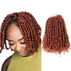 Picture of The BOHOBABE Pre-twisted Passion Twist Crochet Hair 10 Inch Short Pre-looped Crochet Passion Twist Braiding Hair 8 Packs (350#)