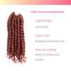 Picture of The BOHOBABE Pre-twisted Passion Twist Crochet Hair 10 Inch Short Pre-looped Crochet Passion Twist Braiding Hair 8 Packs (350#)