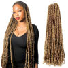 Picture of The BOHOBABE 36 Inch Pre-twisted Passion Twist Hair 8 Packs Super Long Pre-looped Crochet Passion Twist Braiding Hair Soft Bohemian Twists (27#)