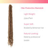 Picture of The BOHOBABE 36 Inch Pre-twisted Passion Twist Hair 8 Packs Super Long Pre-looped Crochet Passion Twist Braiding Hair Soft Bohemian Twists (27#)