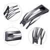 Picture of Chinco 24 Pieces Double Grip Hair Clips Metal Snap Hair Clips Women Hair Barrettes for Hair Making, Salon Supplies (Gun Black, 2 Inch)