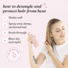 Picture of Drybar Prep Rally Prime & Prep Detangler Noir Scent - Travel Size | Nourishes Hair, Detangles with Ease, Leaves Hair Soft & Manageable, Protects Hair, Cruelty Free