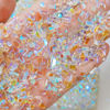 Picture of 200PCS Aurora Nail Art Rhinestones Multi Shapes Mix 3D Glass Crystal Nail Gems Nail Charms Craft Heart Bear Star Irregular Iridescent Clear Nail Rhinestone Diamonds for Women Girls DIY Nail Art Design