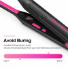 Picture of Terviiix Pencil Flat Iron, Small Flat Irons for Short Hair, Beard and Pixie Cut, 3/10 Inch Ceramic Tourmaline Mini Hair Straightener Dual Voltage with Adjustable Temperature, Auto Shut Off