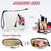 Picture of TOPEAST Mothers Day Gifts for Mom - Personalized Makeup Bag Large Toiletry Makeup Pouch Travel Essential Birthday Gifts for Friends Female Friendship Mom (Letter O)
