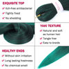 Picture of Alrence Pre Stretched Braiding Hair Long Braid 30 Inch 8 Packs Professional Braiding Hair Extensions Synthetic Crochet Twist Braids (30 Inch, 1B/Green)