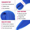 Picture of Alrence Pre Stretched Braiding Hair Long Braid 30 Inch 8 Packs Professional Braiding Hair Extensions Synthetic Crochet Twist Braids (30 Inch, Blue)