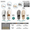 Picture of OSTADARRA 8 Pairs Spa Slippers, Non Slip Disposable Slippers For Guest, Washable Reusable, Which Can Be Used As Women Men, House, Indoor, Bathroom, Bedroom, Hotel, Bride Slippers