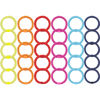 Picture of Bracelet Hair Ties for Women Girls, Funtopia 30 Pcs Colorful Elastics Hair Bands Ponytail Holders for Thick Hair, No Metal No Damage Soft Hair Ties with Bead, Bulk Set