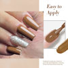 Picture of Born Pretty Camel Gel Nail Polish Fall Winter Caramel Almond Brown Golor Gel Polish Soak Off Gel Polish Nail Art Design Manicure Salon DIY Home 15ML