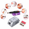 Picture of Electric Nail Drill for Acrylic Nails Professional Manicure Pen USB With 6 Pieces Changeable Nail Drill Bits
