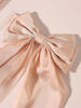 Picture of Furling Pompoms Hair Accessories: Large Satin Bow Clips with Long Tails and Alligator Clips for Women and Girls, 9pcs Colorful Bows